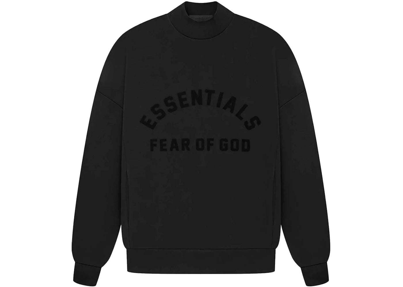 Black Friday Fear of God Essentials Crewneck Jet Black