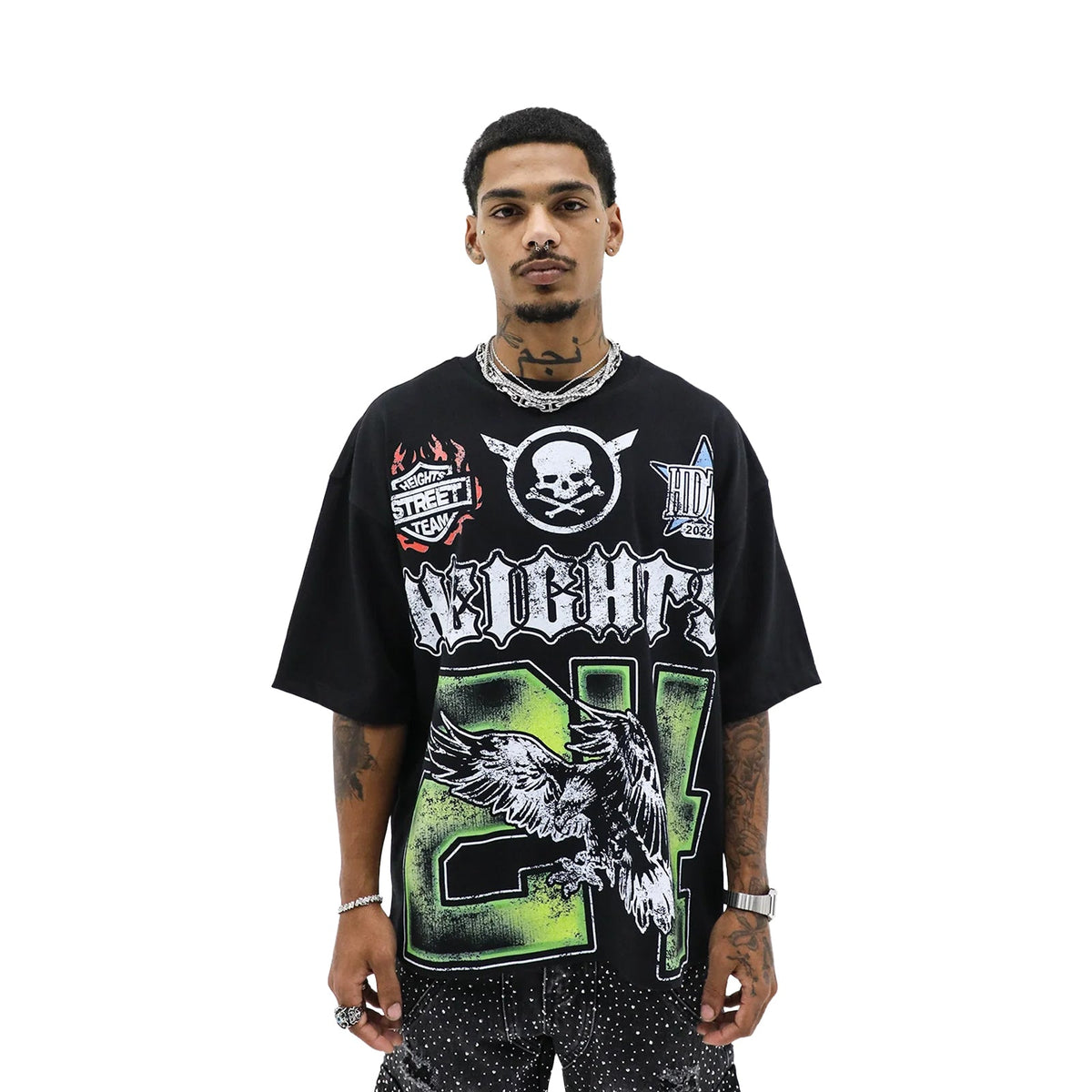 Heights District Heights Worldwide Tee Black