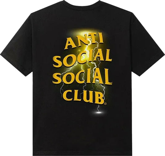 PROMO Anti Social Social Club Lightning Tee Black