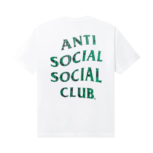 PROMO Anti Social Social Club Green Glitch Tee White