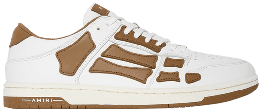 USED AMIRI Skel Top Low White Brown White