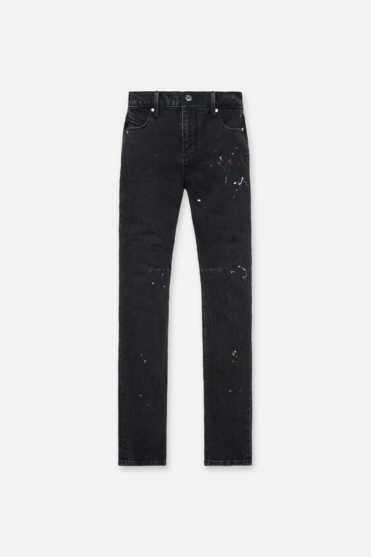 RTA Olivier Skinny Jean | Black Tri Paint