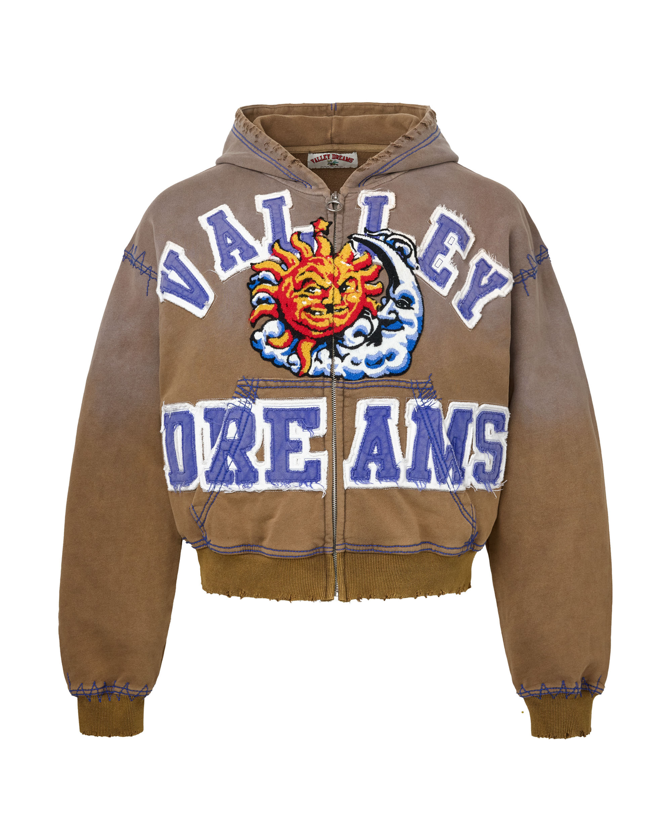 VALE SUNNY ZIP UP BROWN