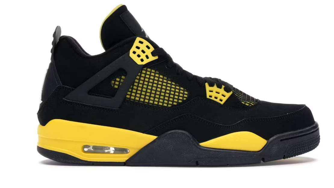 USED Jordan 4 Retro Thunder (2012) (No Box)