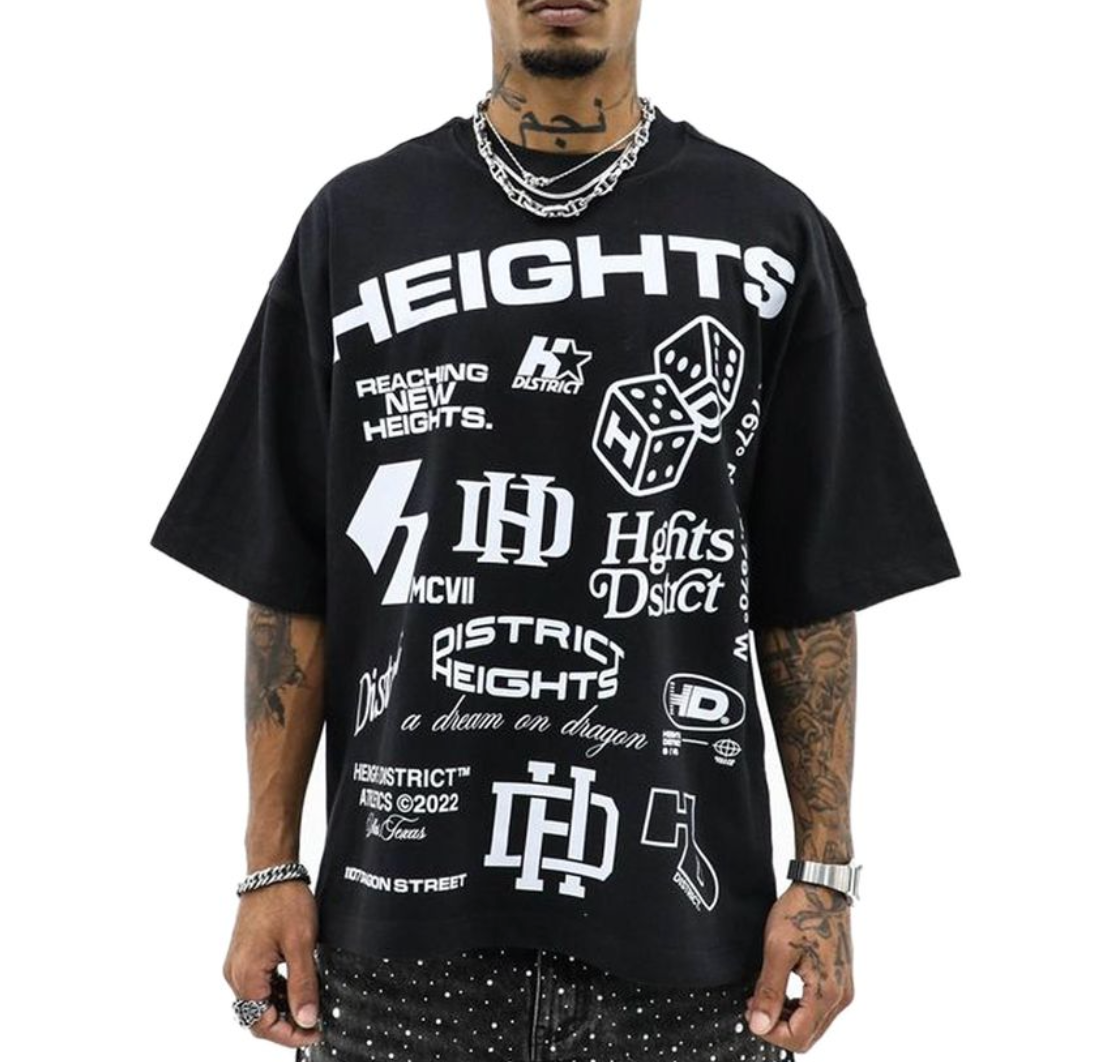 Heights District Heights "Logo Archive" Black