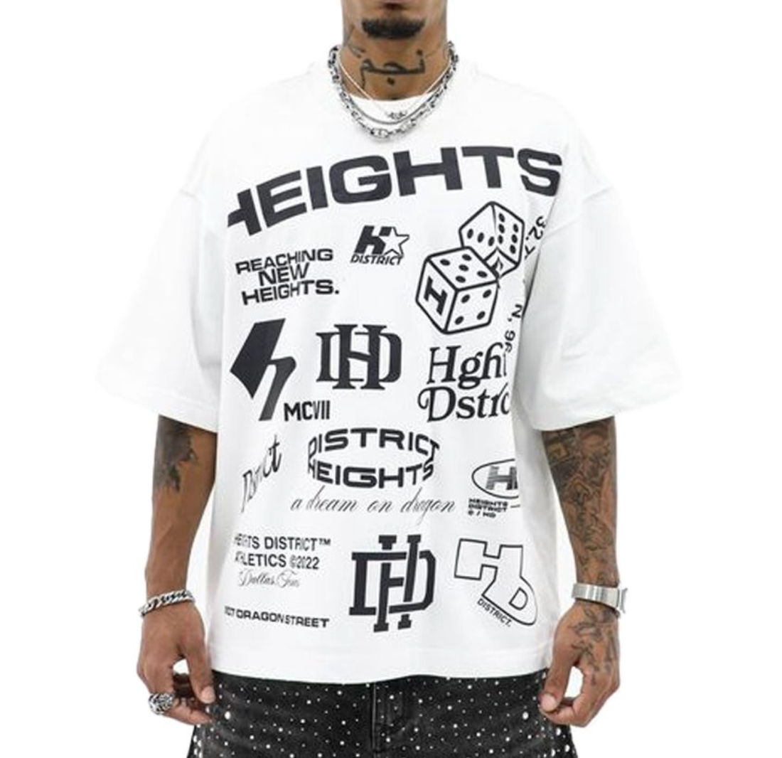 Heights District Heights "Logo Archive" White