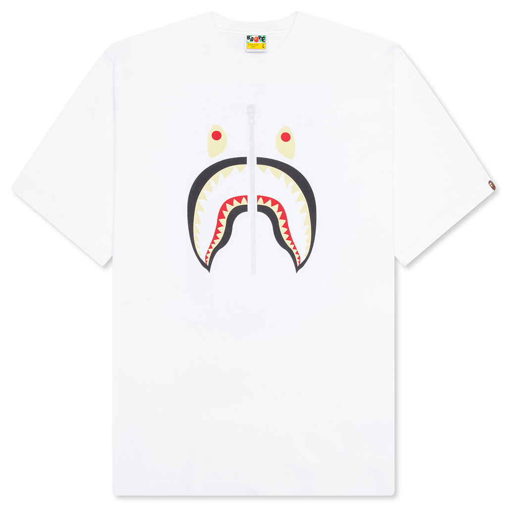 BAPE Shark Tee China White