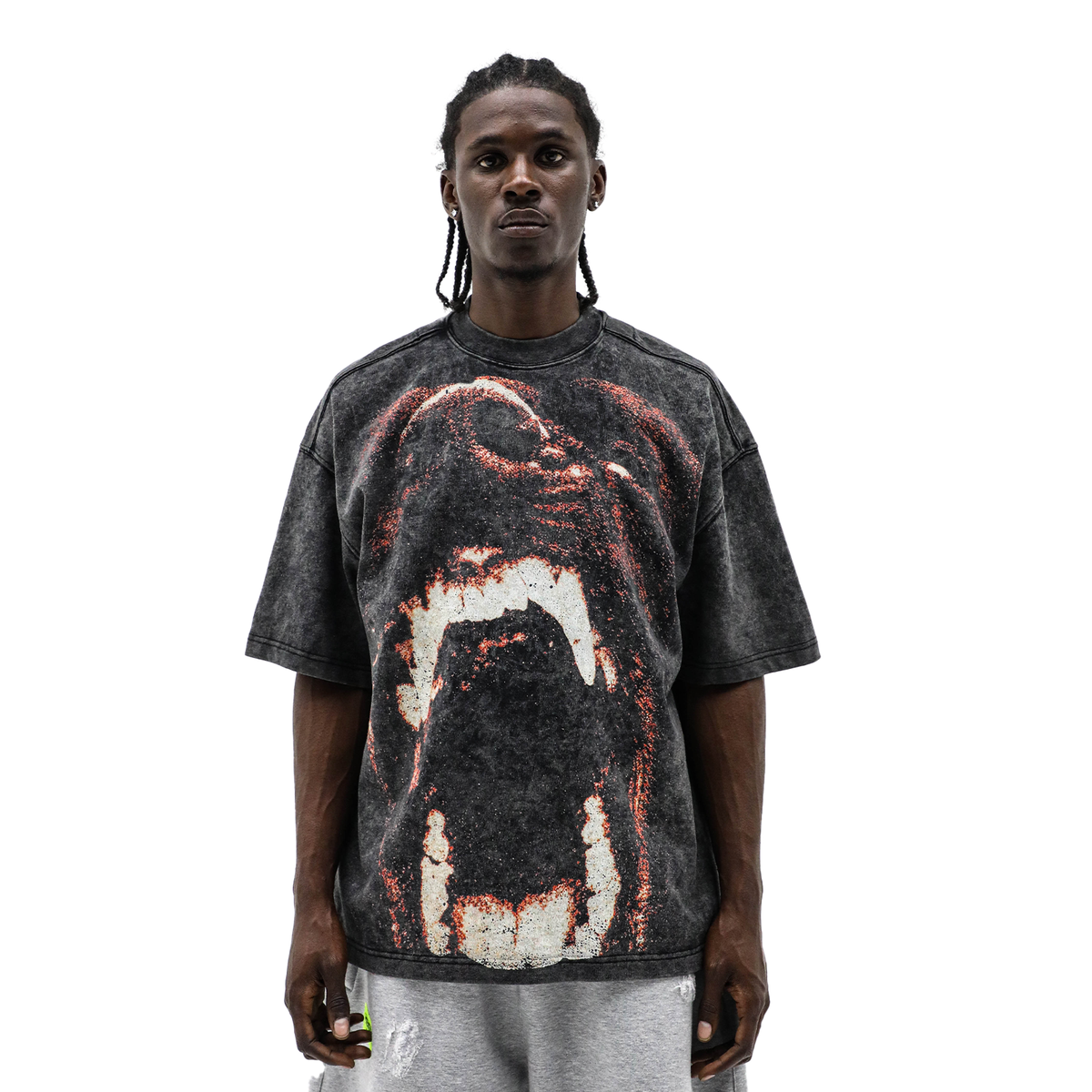 Heights District Under Dog Tee Black