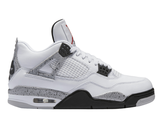 USED  Jordan 4 Retro White Cement (2025) (GS)