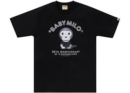 BAPE Milo 25Th Anniversary Photo Tee Black