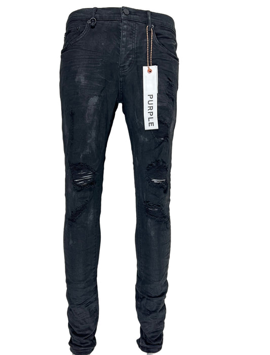 Purple Brand Black Oil Spill Black Denim Jean