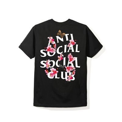 PROMO Anti Social Social Club Flowers Tee Black